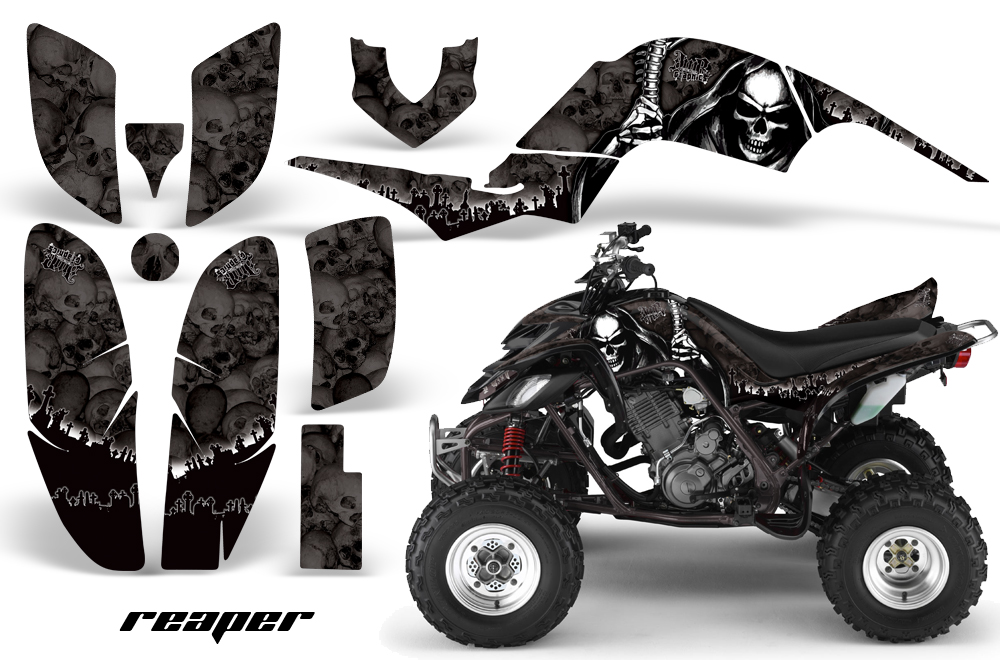 Yamaha Raptor 660 Graphics Reaper Black